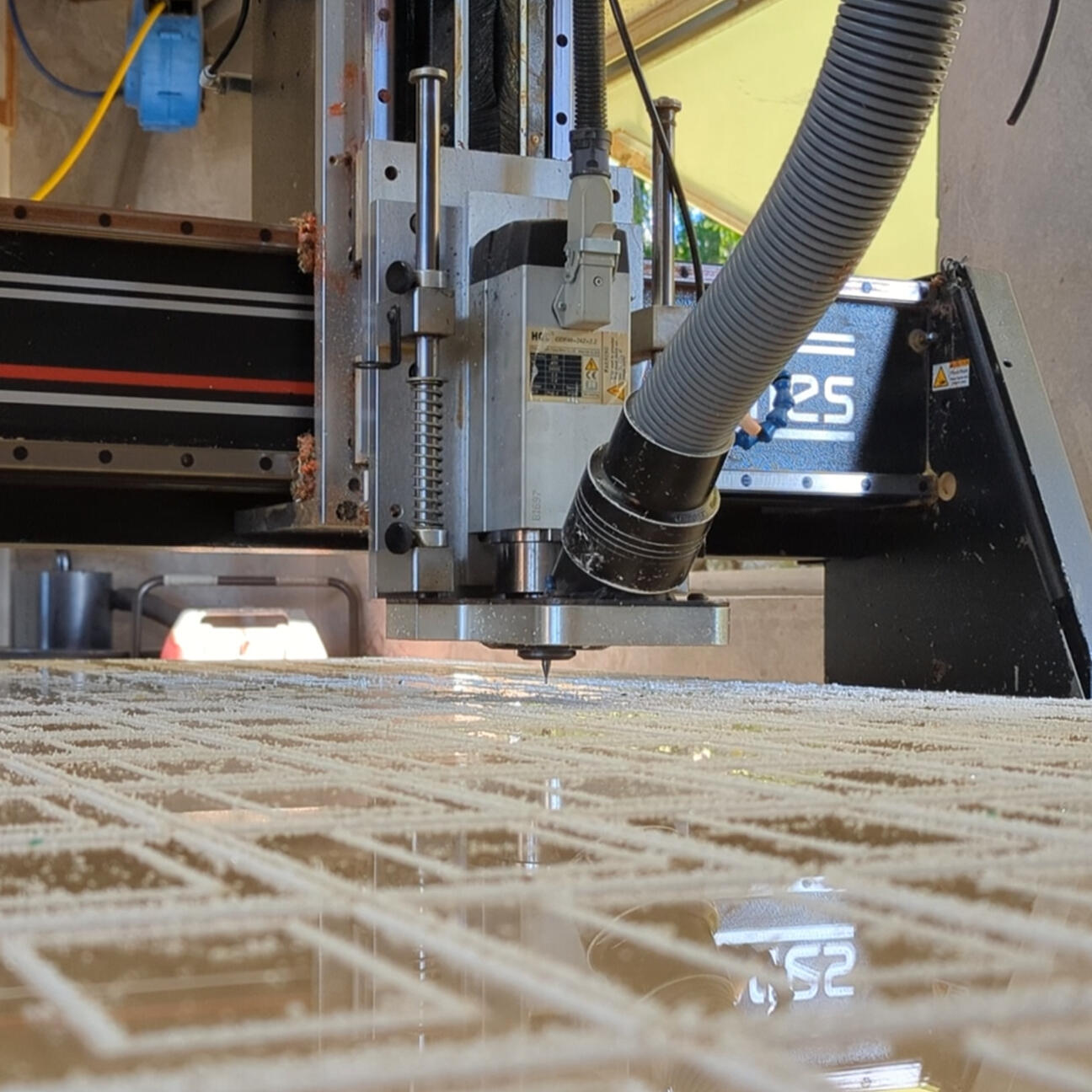 CNC router cut Perspex Sunshine Coast CNC router cutting clear acrylic sheet